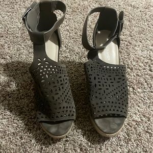 Marc Fisher wedges, worn once!